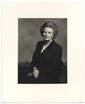 Large 9 x 12 Photograph of Margaret Thatcher, Taken by Terence Donovan in 1995